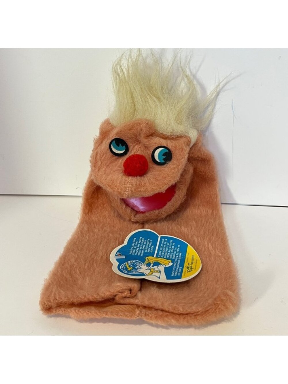 Vintage Regal Toy Limited Toronto Canada Hand Puppet NWT Canadian 70s 60s Rare